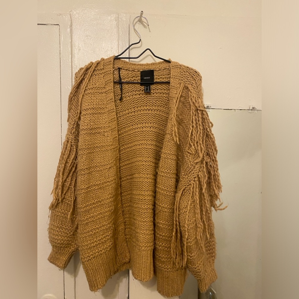 Chunky fringe sweater